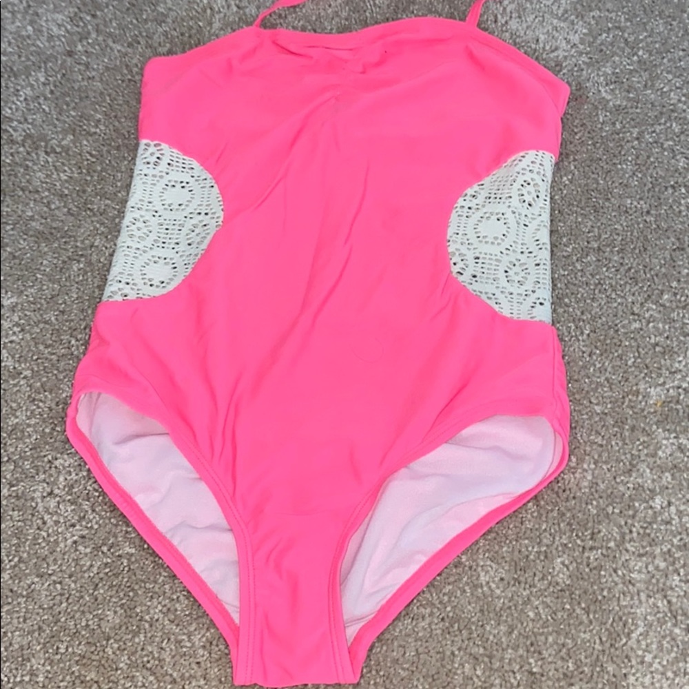 one piece girls swimsuit